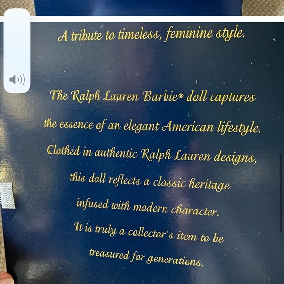 Ralph Lauren Vintage Barbie Doll Circa 1996 - Picture 8 of 13